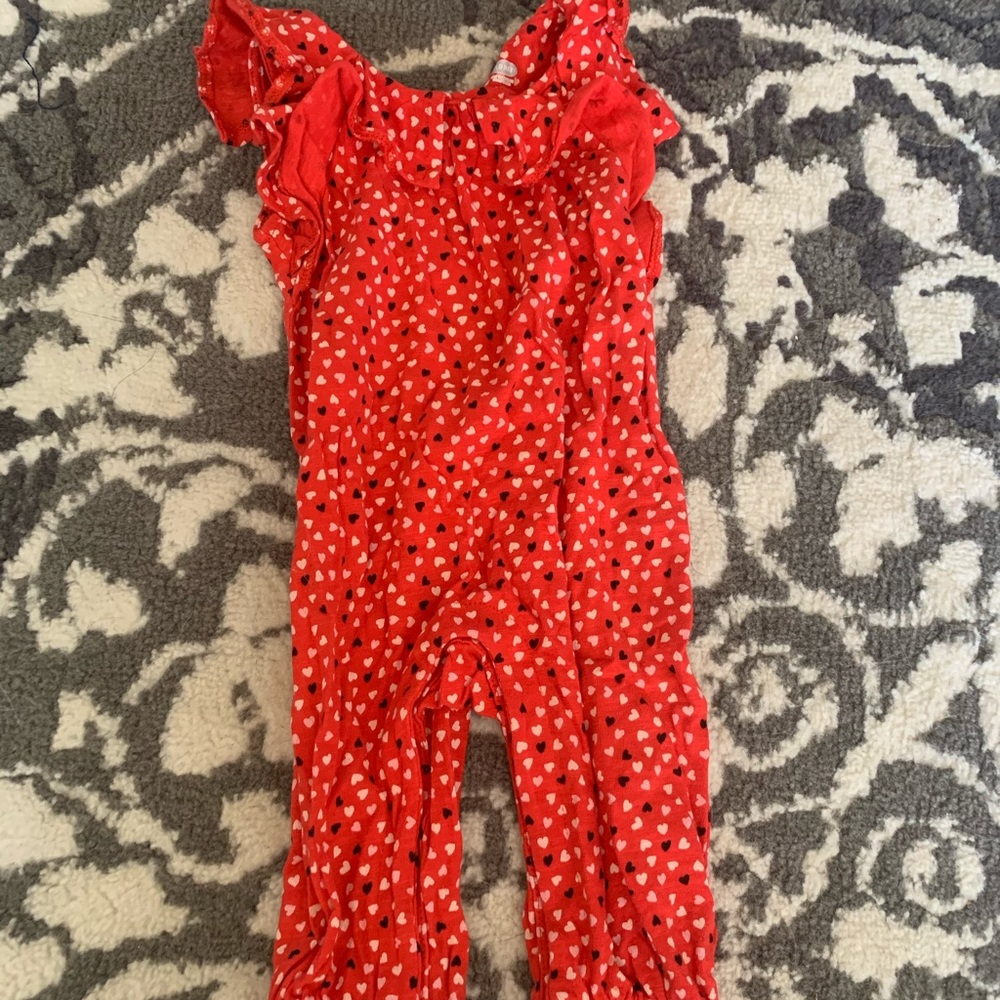 Infant girls heart jumper